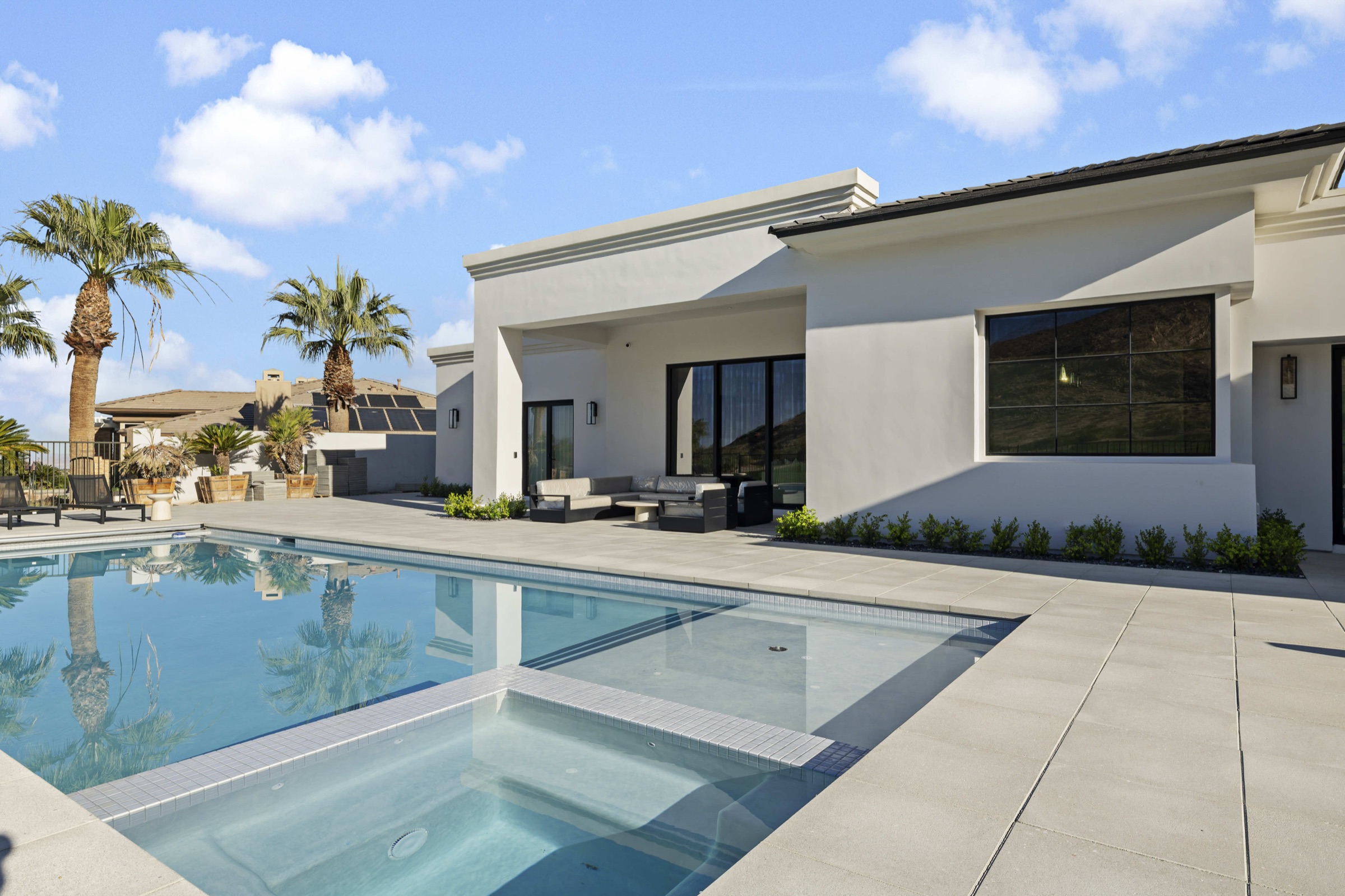 Backyard and pool design in Las Vegas, NV by C&M Home Designs