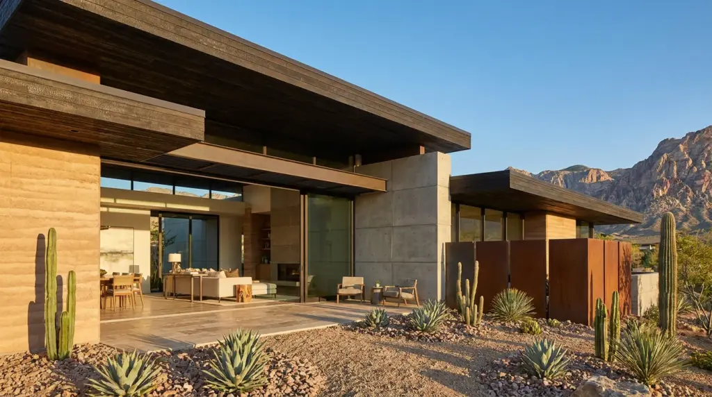 Desert Modern Home Design In Las Vegas: Materials That Survive The Heat Las Vegas, Nv | Zyajs3B49Lyfcb5G 1W F 9Pudm28W